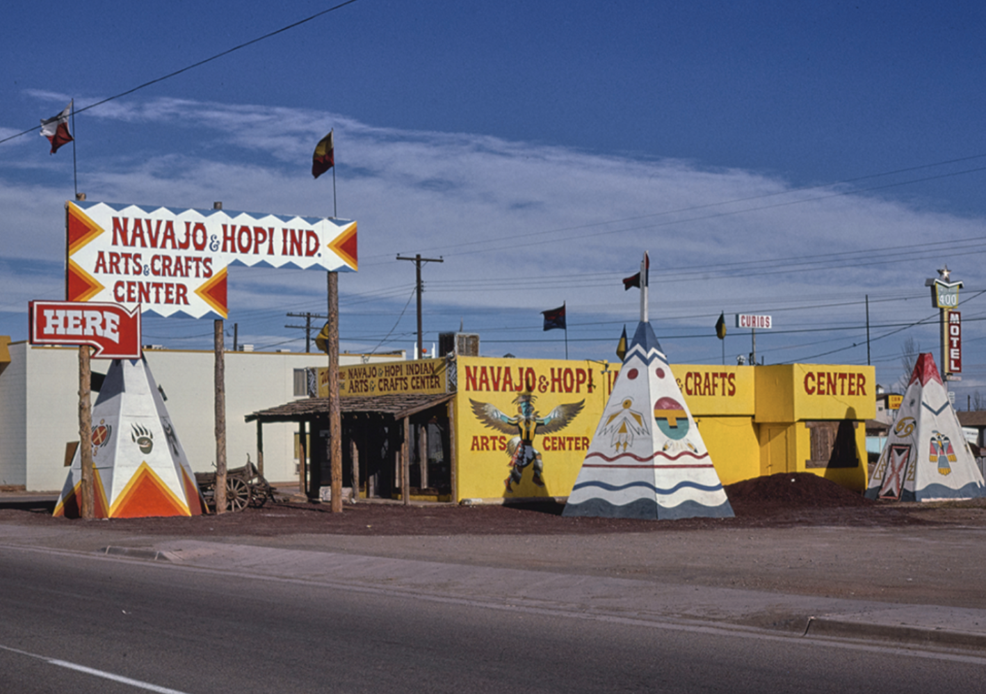 street - Navajo&Hopi Ind Arts.Crafts Center Here Johope Indian As Crescent Navajo&Hop! Arts Center Crafts Center Motel A